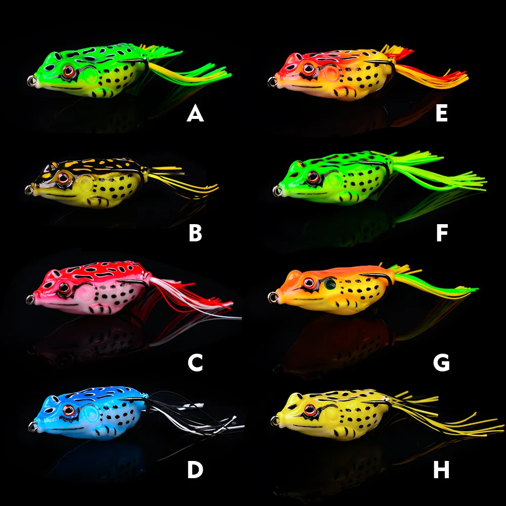 Frog Lure Soft Tube Bait Plastic Fishing Lure